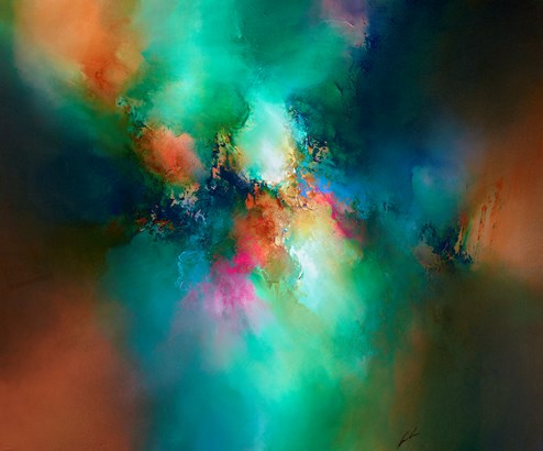 The New Age of Making by Simon Kenny - Original Painting on Box Canvas